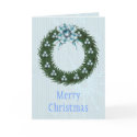 Wreath Merry Christmas Card
