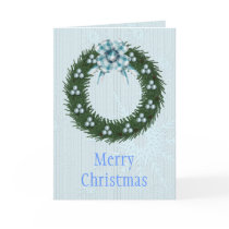 Wreath Merry Christmas Card