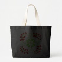 Wreath of Red Blossoms Bag bags