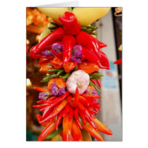 wreath peppers1 greeting cards