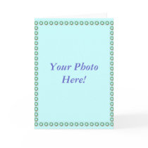 Wreath Photo Frame Card cards