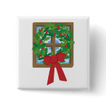 wreath pin buttons