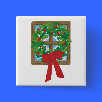 wreath pin buttons