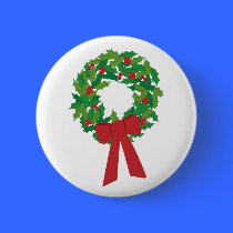 wreath  pin round buttons
