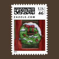 Wreath Postage Stamp