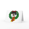 Wreath & Stocking Christmas Card