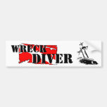 Wreck Diver Bumper Sticker