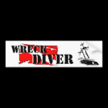 Wreck Diver Bumper Sticker bumper stickers