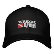Wreck Diver Embroidered Cap Embroidered Hat