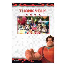 Wreck-It Ralph Birthday Thank You Cards Invites