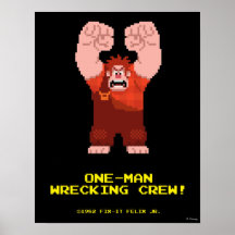 Wreck-It Ralph: One-Man Wrecking Crew! Posters