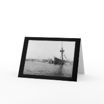 Wreck of the USS Main Havana Harbor 1900 cards