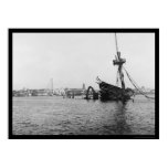 Wreck of the USS Main Havana Harbor 1900 Print