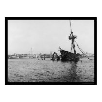 Wreck of the USS Main Havana Harbor 1900 posters