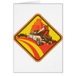wrecker tow truck towing car breakdown cards