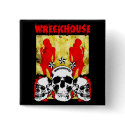 Wreckhouse Chicks Square Button by wreckhousemagazine Wreckhouse Chicks Square Button