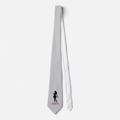 Wreckhouse Devil Girl Business Style Tie by wreckhousemagazine