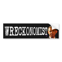 Wreckonomist! Bumper Sticker