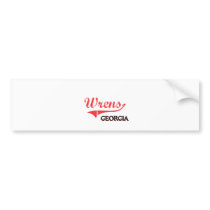 Wrens Georgia City Classic Bumper Stickers