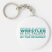 Wrestler 3% Talent Keychain