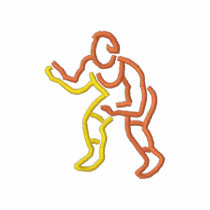 Wrestler embroidered shirts