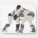 Wrestlers in Mongolia mousepads by Anneleen Wrestlers in Mongolia mousepads