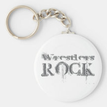 Wrestlers Rock Keychains
