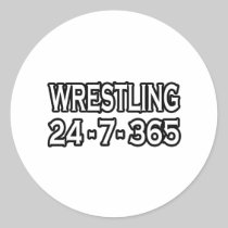 Wrestling 24-7-365 stickers