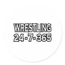 Wrestling 24-7-365 stickers