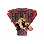 Wrestling Bring It On Post Cards