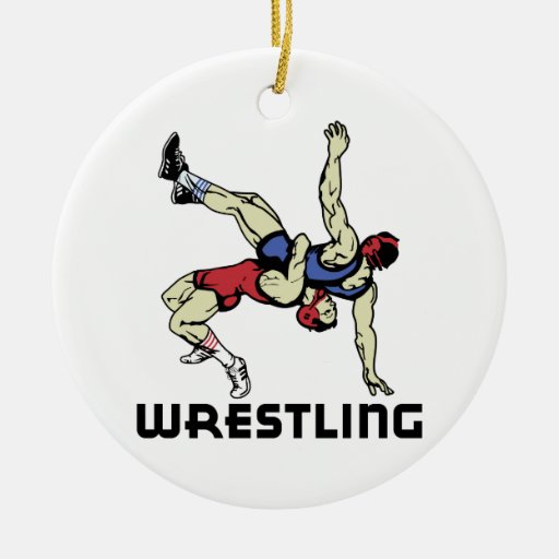 Wrestling Ceramic Ornament Zazzle