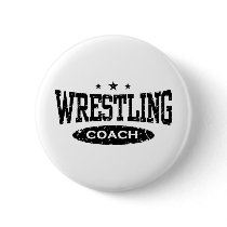 Wrestling Coach Pin