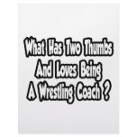 Wrestling Coach Joke...Two Thumbs Customized Letterhead