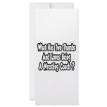 Wrestling Coach Joke...Two Thumbs Full Color Rack Card