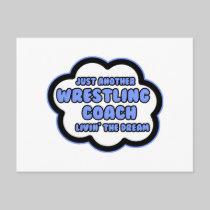 Wrestling Coach .. Livin' The Dream Postcards