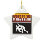 wrestling design christmas tree ornaments