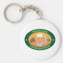 Wrestling Drinking Team Key Chains