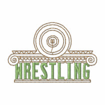 Wrestling embroidered shirts