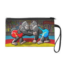 Wrestling Gorillas Wristlet