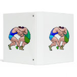 wrestling lock graphic vinyl binder