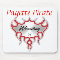 Wrestling Payette Pirate Mouse Pad mousepads