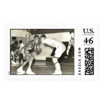 wrestling postage