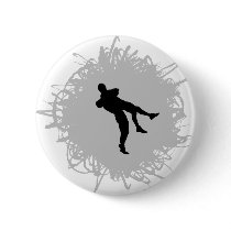 Wrestling Scribble Style Pins