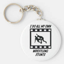 Wrestling Stunts Keychain