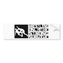 Wrestling Survive bumper stickers by itsallhot Wrestling Survive bumper stickers