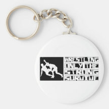 Wrestling Survive Key Chain
