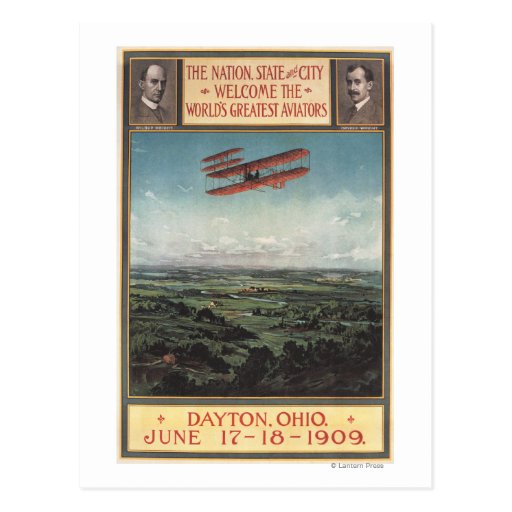 Wright Brothers Plane Postcard