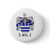 Wright Coat of Arms / Wright Family Crest buttons