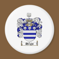 Wright Coat of Arms / Wright Family Crest magnets