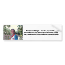 wright face shot PAINT, Stephanie Wright - Heu... bumper stickers by 1000sofmiracles wright face shot PAINT, Stephanie Wright - Heu... bumper stickers
